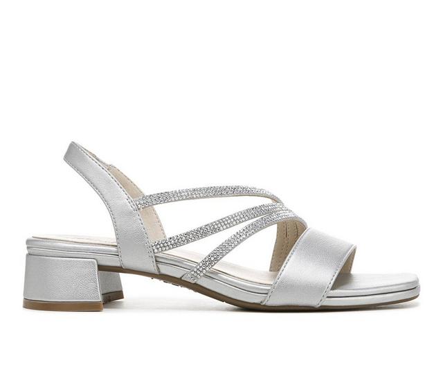 Women's LifeStride Joy Dress Sandals in Silver color