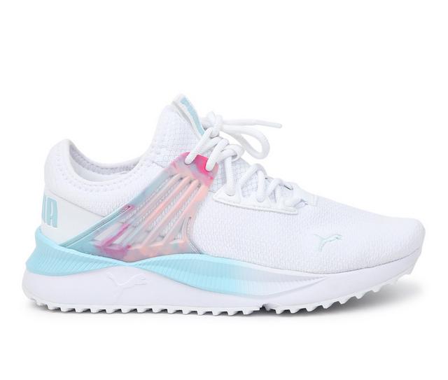 Puma Pacer Future Ultra Sneakers in White/Aqua color