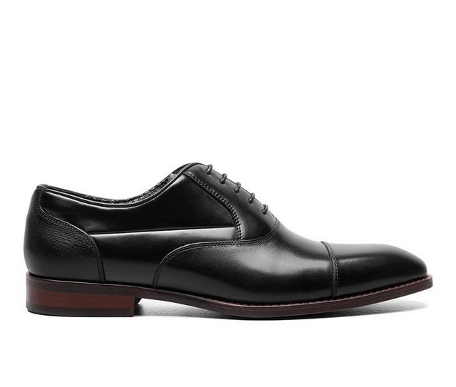 Men's Stacy Adams Kallum Dress Oxfords in Black color