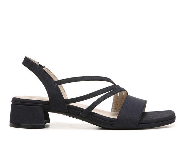 Women's LifeStride Joy 2 Dress Sandals in Navy color