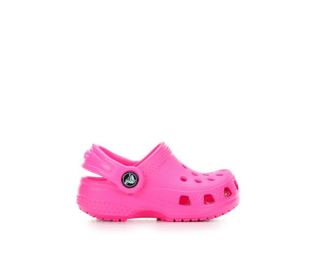 Kids' Crocs Infant Classic Littles Crib Clogs in Pink Crush color