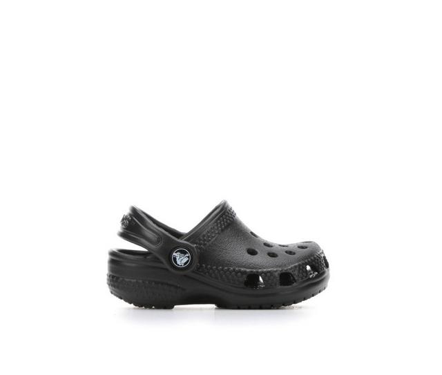 Boys' Crocs Infant Classic Littles Crib Clogs in Black color