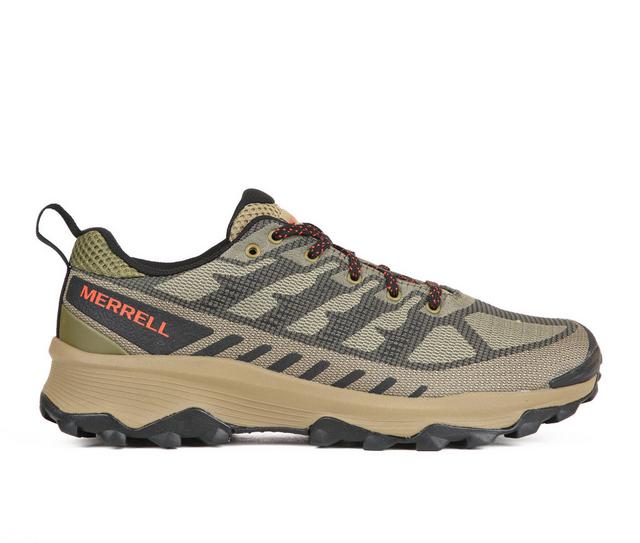 Men's Merrell Speed Eco Hiking Boots in Herb/Coyote color