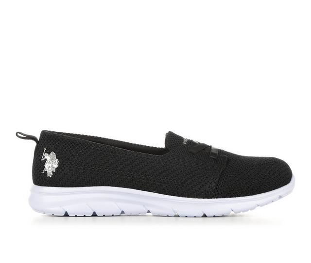 Women's US Polo Assn Ibbe Slip-On Shoes in Black color