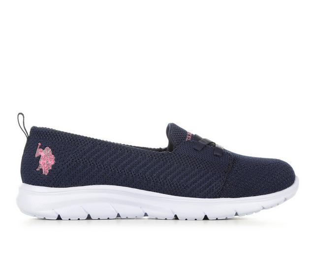 Women's US Polo Assn Ibbe Slip-On Shoes in Navy color