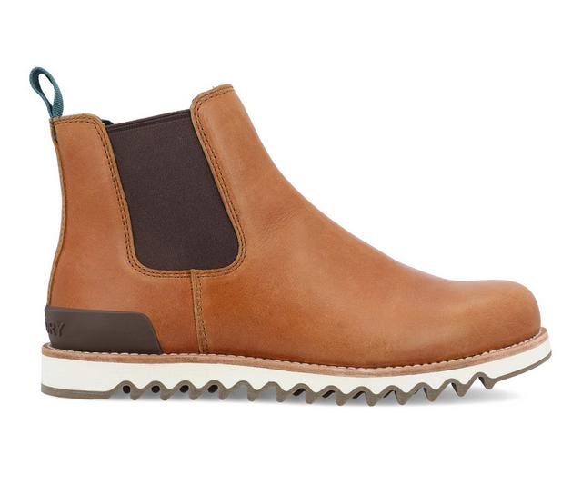 Men's Territory Yellowstone Dress Boots in Chestnut color