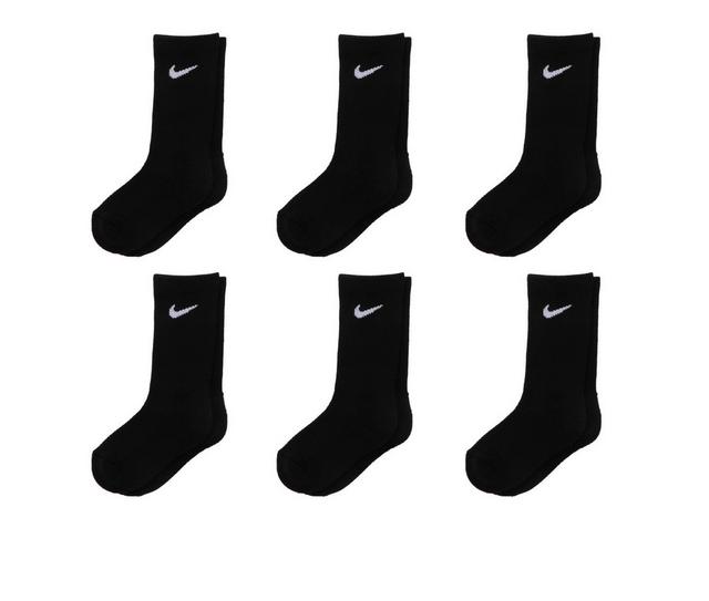 Nike NHN MESH CUSHIONED 6PK CREW in Black color