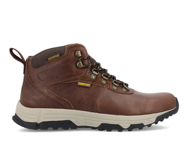 Men's Territory Narrows Hiking Boots in Brown color