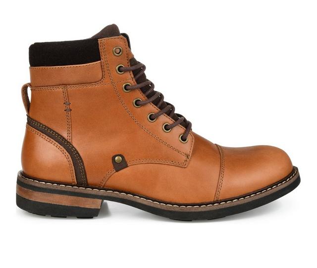 Men's Territory Yukon Boots in Brown Wide color