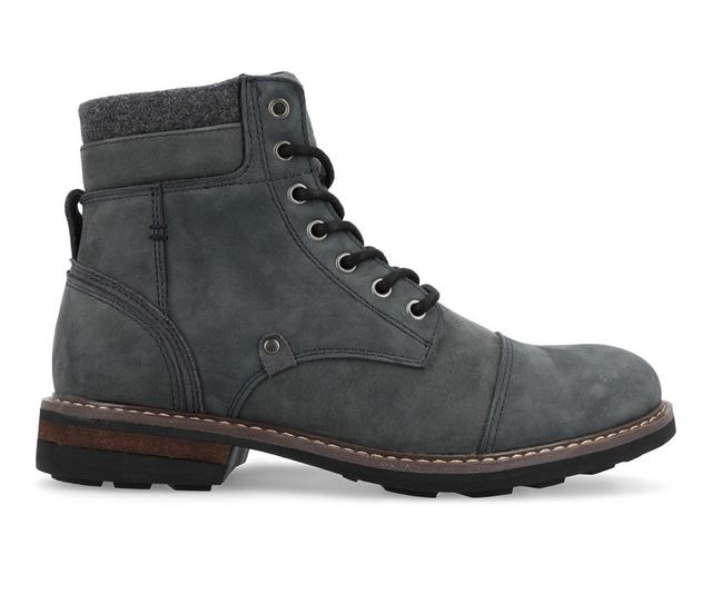 Men's Territory Yukon Boots in Navy Wide color