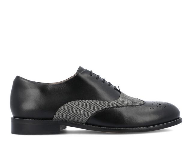 Men's Thomas & Vine Denzell Wingtip Oxfords in Black color