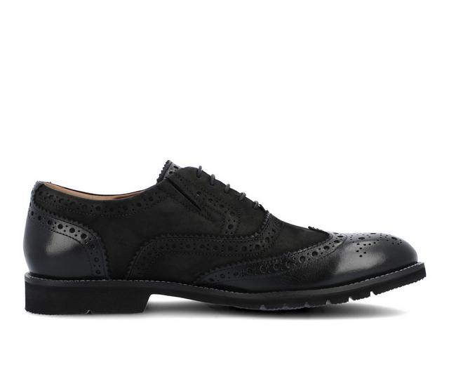 Men's Thomas & Vine Covington Wingtip Oxfords in Black color