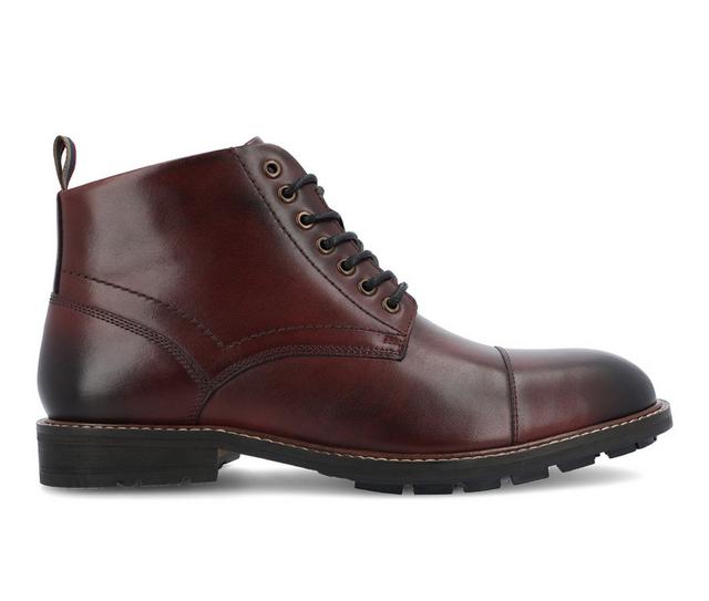 Men's Thomas & Vine Avrum Dress Boots in Bordeaux color