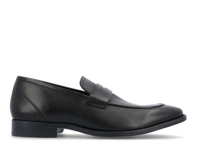 Men's Thomas & Vine Bishop Wide Dress Loafers in Black color