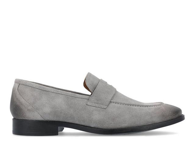 Men's Thomas & Vine Bishop Wide Dress Loafers in Grey color