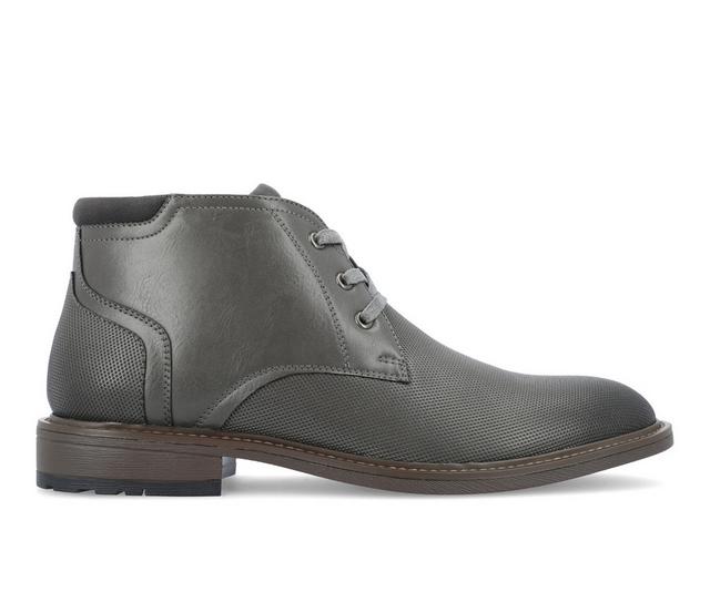 Men's Vance Co. Vaughn Chukka Dress Boots in Grey color