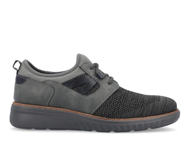 Men's Vance Co. Claxton Athleisure Oxfords in Grey color