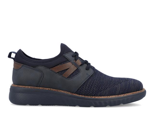 Men's Vance Co. Claxton Athleisure Oxfords in Navy color
