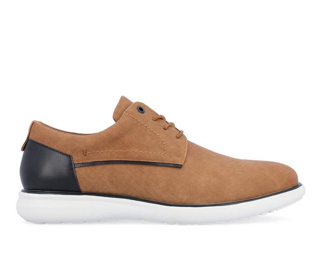 Men's Vance Co. Kirkwell Casual Dress Shoes in Tan color