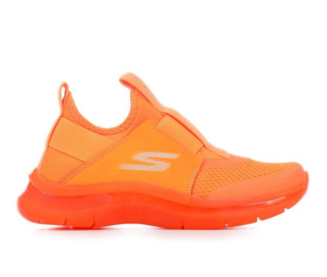 Boys' Skechers Little Kid & Big Kid Fast Ice Slip-On Sneakers in Orange color