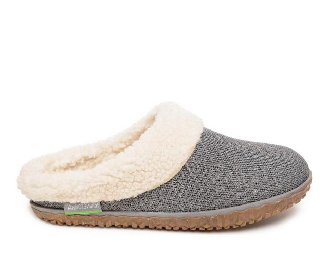 Minnetonka Women's Eco Spruce Clog Slippers in Grey color