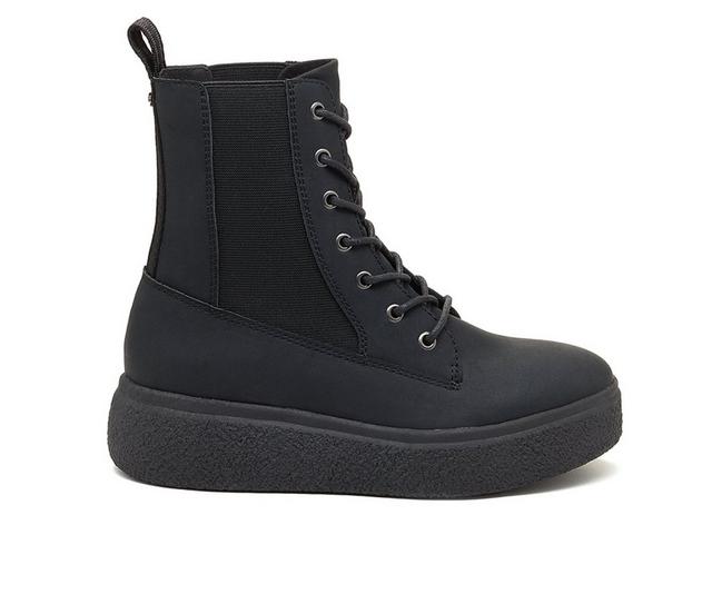 Women's Rocket Dog Aggie Sneaker Booties in Black color