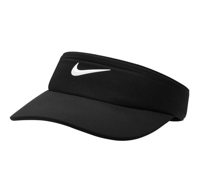 Nike Women's Aerobill Visor in Black/White color
