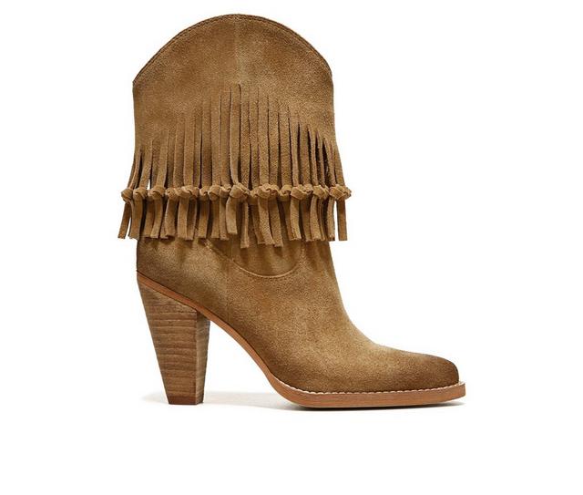 Women's Zodiac Donna Heeled Booties in Almond color