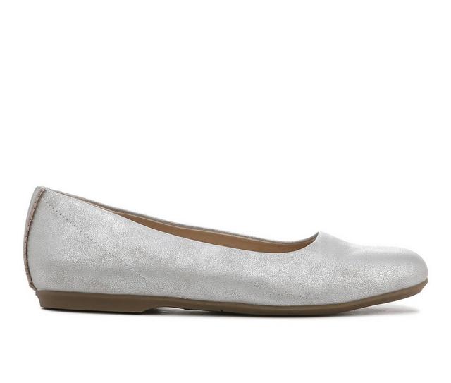 Women's Dr. Scholls Wexley Flats in Silver color