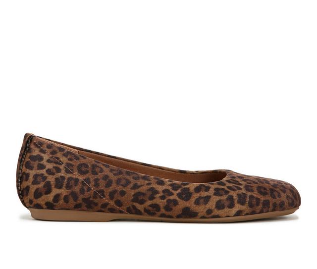 Women's Dr. Scholls Wexley Flats in Brown/Black color