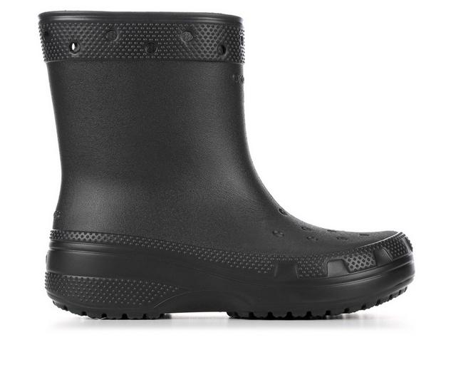 Adults' Crocs Classic Rainboots in Black color