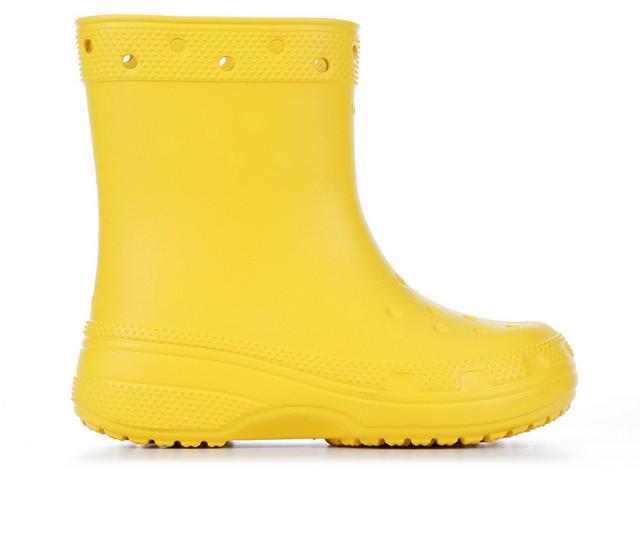 Adults' Crocs Classic Rainboots in Sunflower color