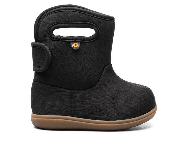 Boys' Bogs Footwear Toddler Baby Bogs II Rain Boots in Black color