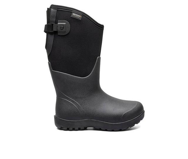 Women's Bogs Footwear Neo-Classic Tall Adjustable Calf Winter Boots in Black color