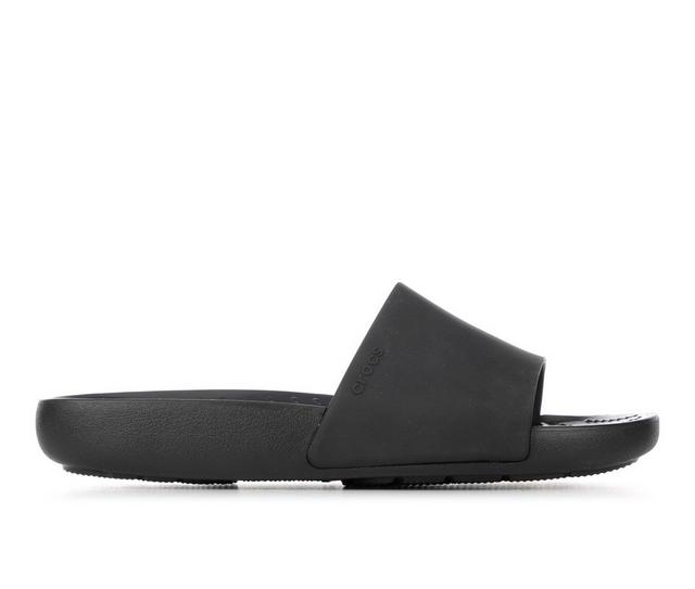 Women's Crocs Splash Slides in Black color