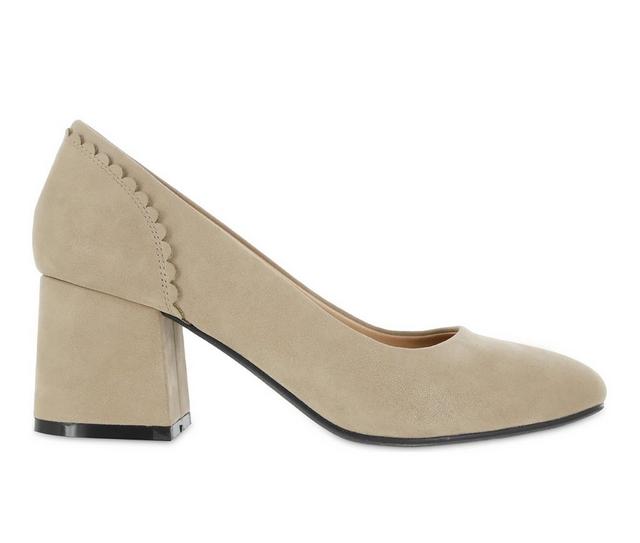 Women's Mia Amore Danila Pumps in Stone Wide color