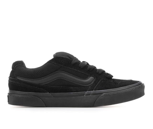 Men's Vans Caldrone Skate Shoes in Blk/Blk/Blk SUE color