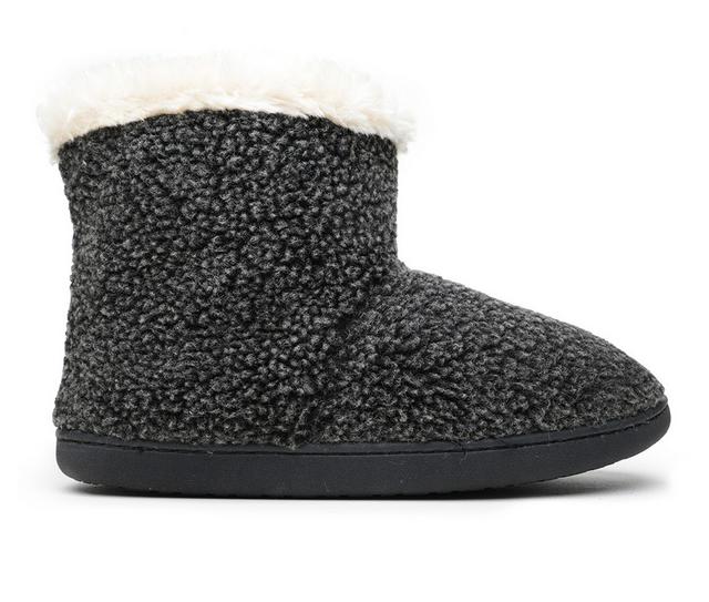 Minnetonka Women's Betty Slipper Bootie in Charcoal color