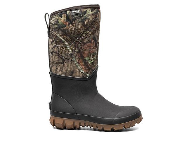 Men's Bogs Footwear Arcata Tall Camo Work Boots in Mossy Oak color