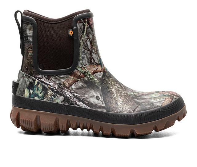 Men's Bogs Footwear Arcata Chelsea Camo Chelsea Winter Boots in Mossy Oak color