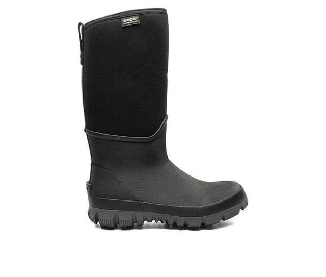 Men's Bogs Footwear Arcata Tall Work Boots in Black color