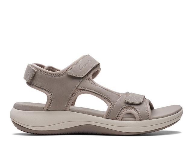 Women's Clarks Mira Bay Sandals in Stone color