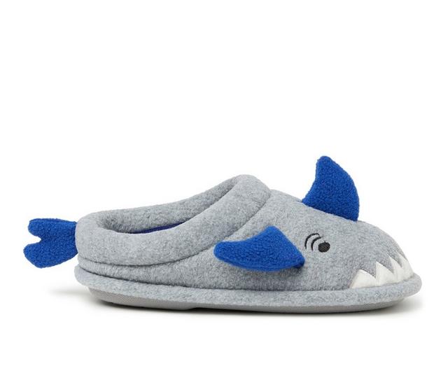 Dearfoams Toddler & Little Kid & Big Kid Peyton Animal Clog Slippers in Lt Heather Grey color