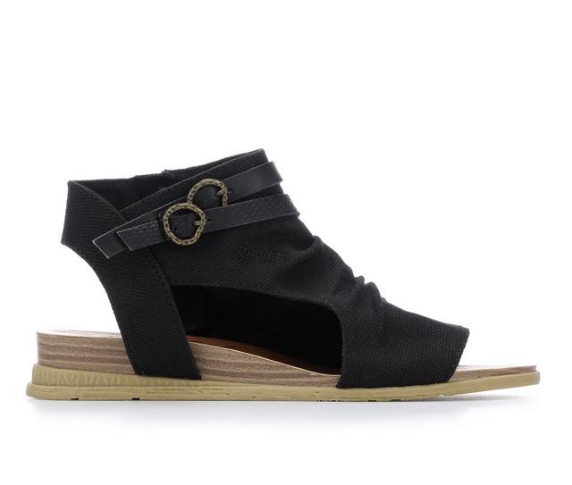 Women's Blowfish Malibu Boxie Sandals in Black Rancher color