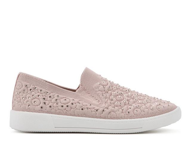 Women's White Mountain Unit Slip-On Shoes in Mauve color