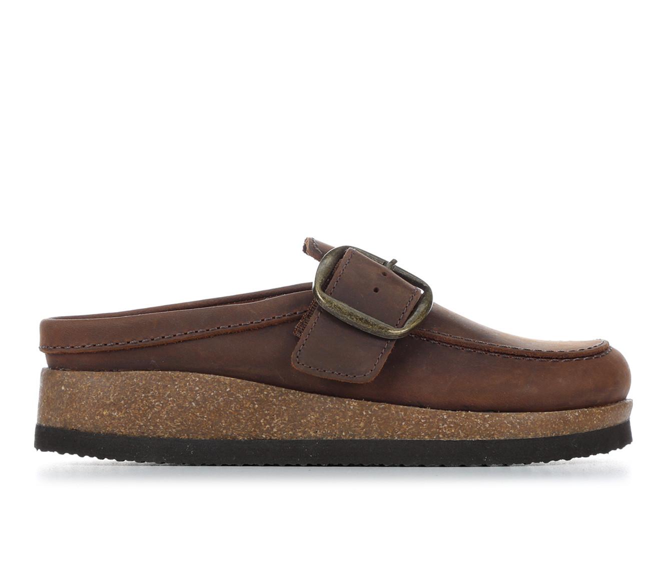 thumbnail image 2 of Judxsious Women's Slip-On Clogs - Comfortable Leather Mules With Arch Support & Non-Slip Wedge 2 of 9
