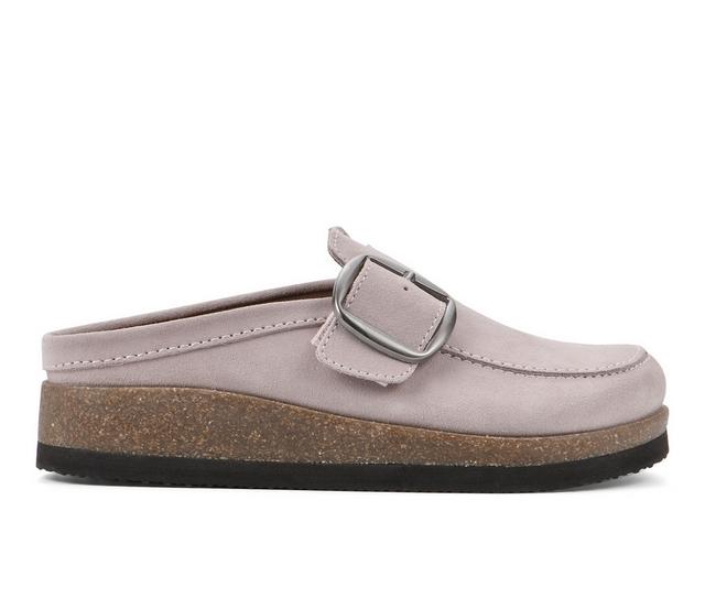 Women's White Mountain Bueno Clogs in Lavender color