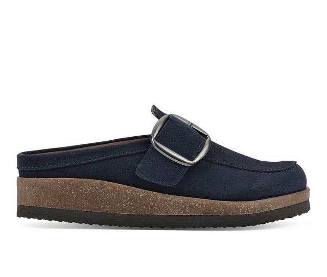 Women's White Mountain Bueno Clogs in Navy color