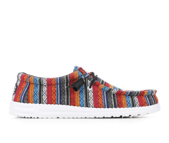 Men's HEYDUDE Wally Serape Casual Shoes in Desert Horizon color