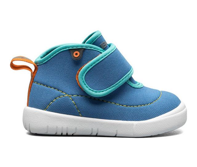 Girls' Bogs Footwear Toddler Baby Kicker Mid Water Resistant Shoes in Blue color